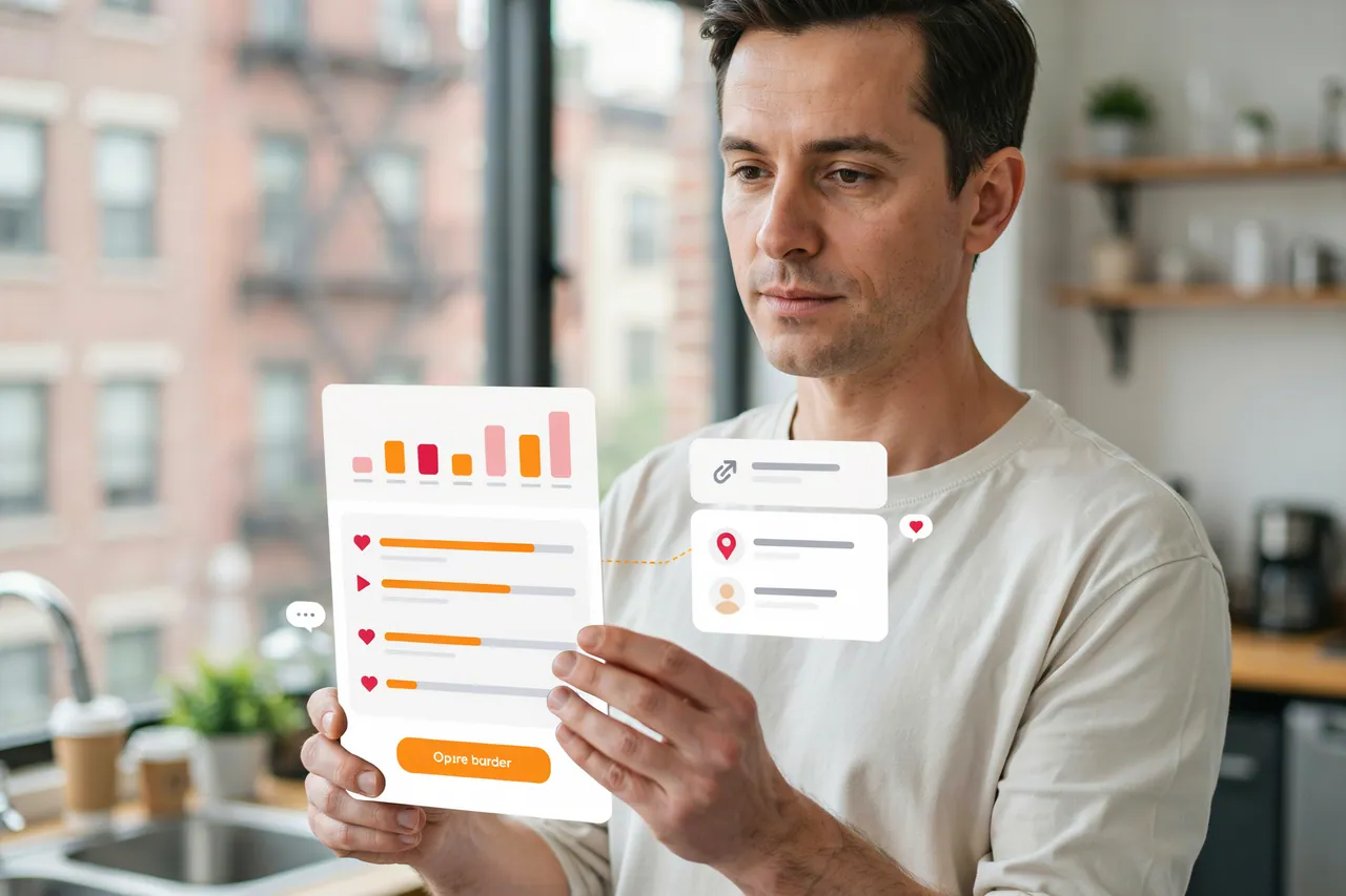 Marketer in United States comparing supplied shares with tracked referral traffic