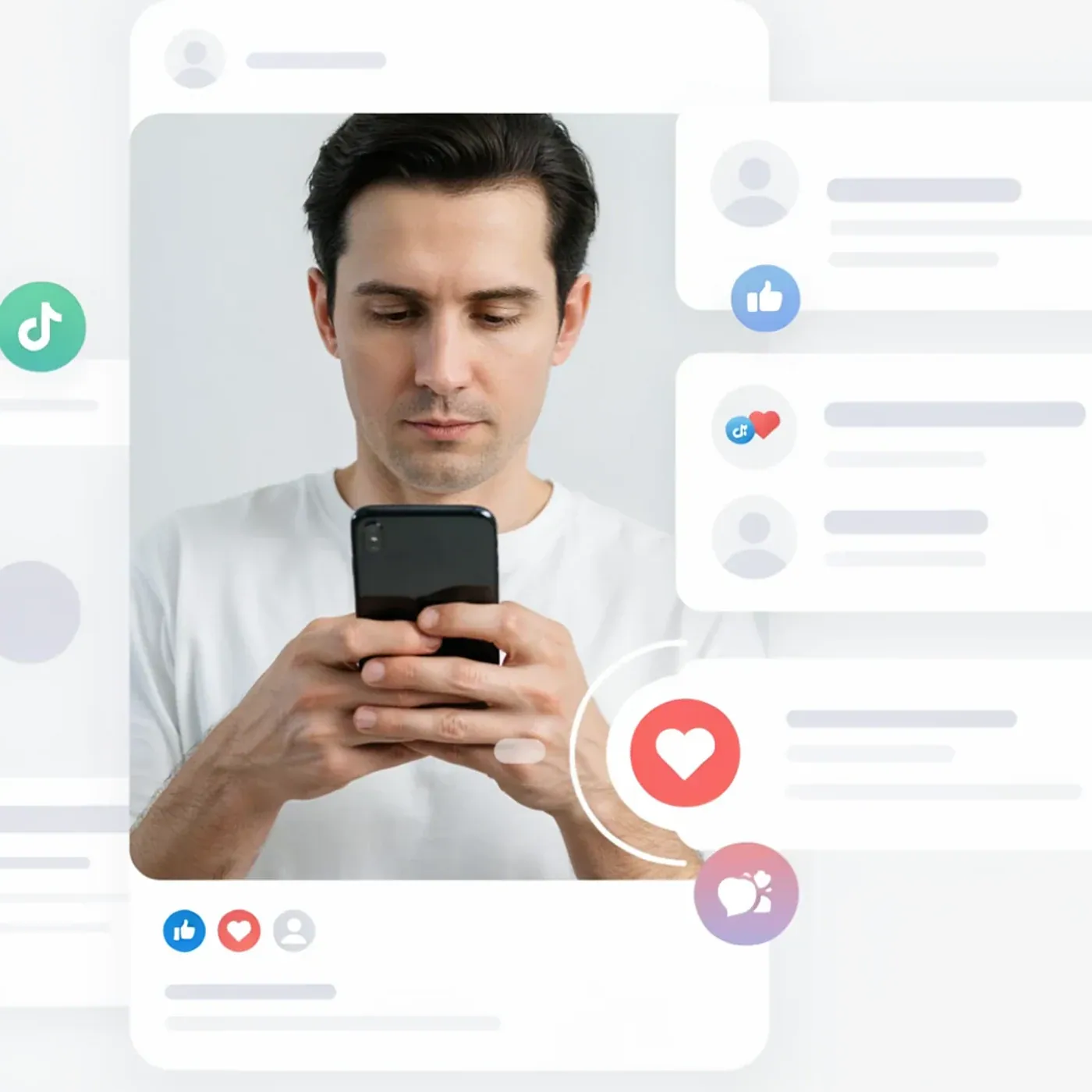 Imagen de planificación de Auto likes de TikTok para una campaña pública en España