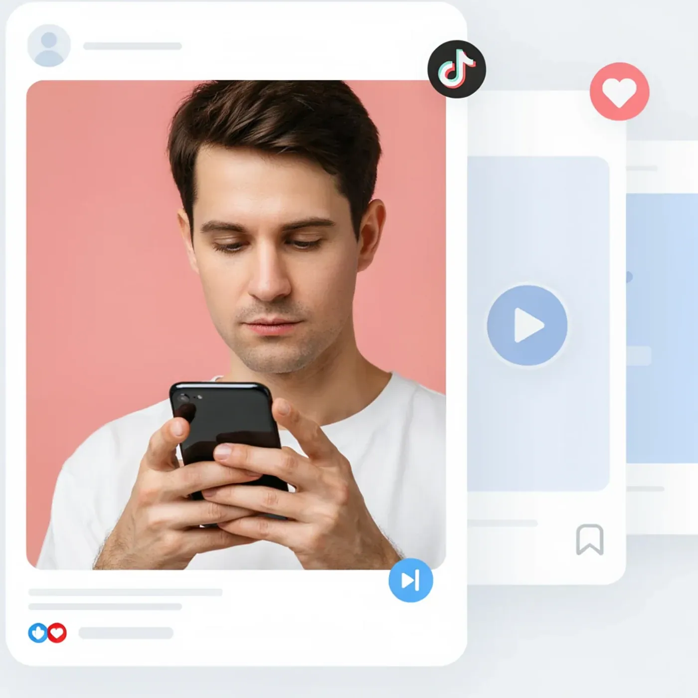 Imagen de planificación de Auto vistas de TikTok para una campaña pública en España