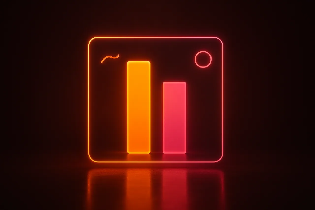 Engagement ratio shown as balanced glowing bars