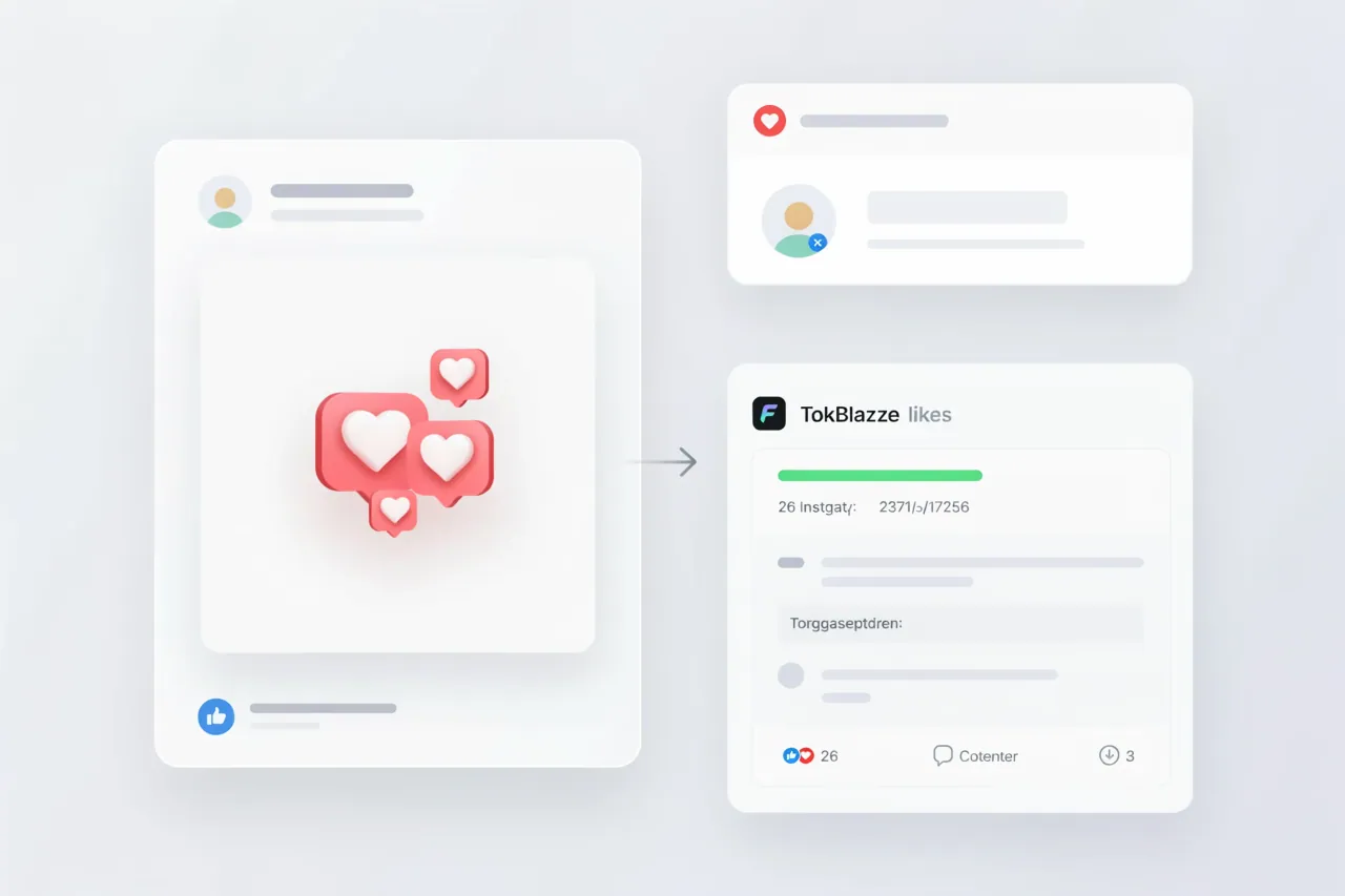 Clean interface visual showing how the Free Instagram Likes organises its result