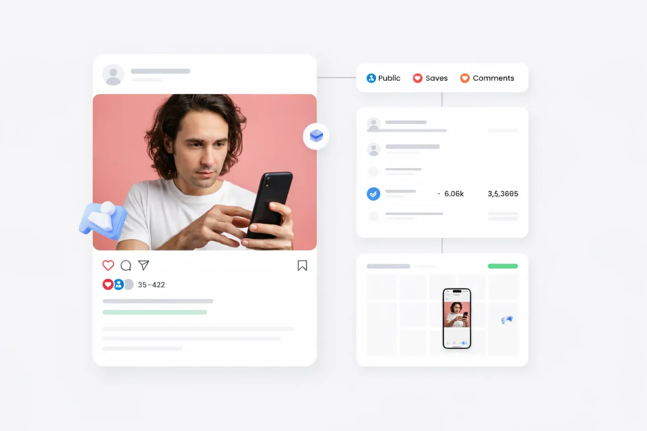 Creator applying the Free Instagram Likes result to a practical content plan