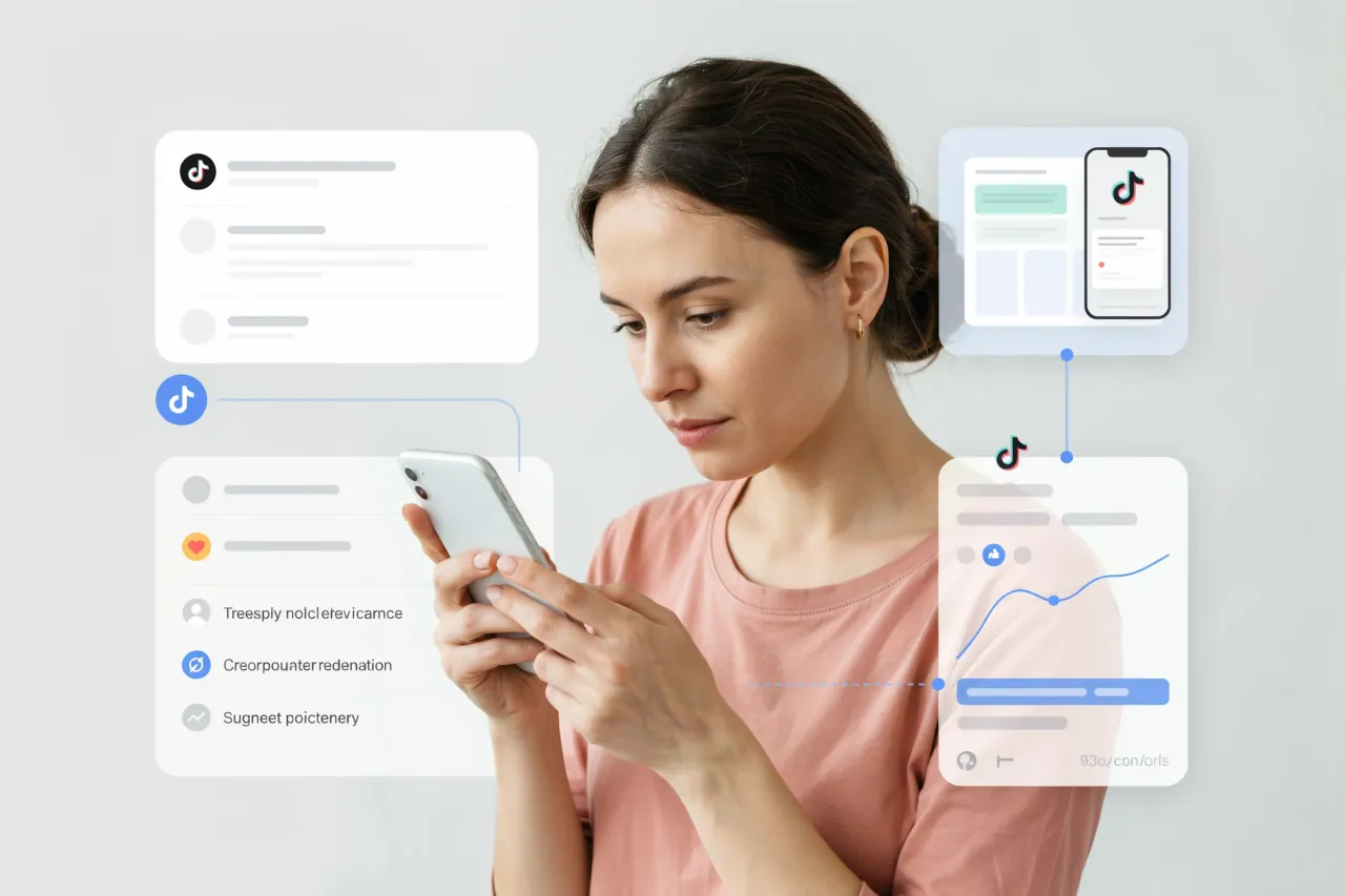 Creator applying the Free TikTok Comments result to a practical content plan