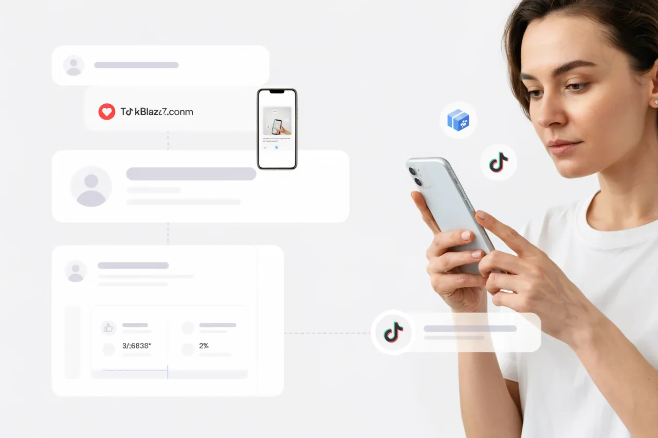 Creator applying the Free TikTok Likes result to a practical content plan