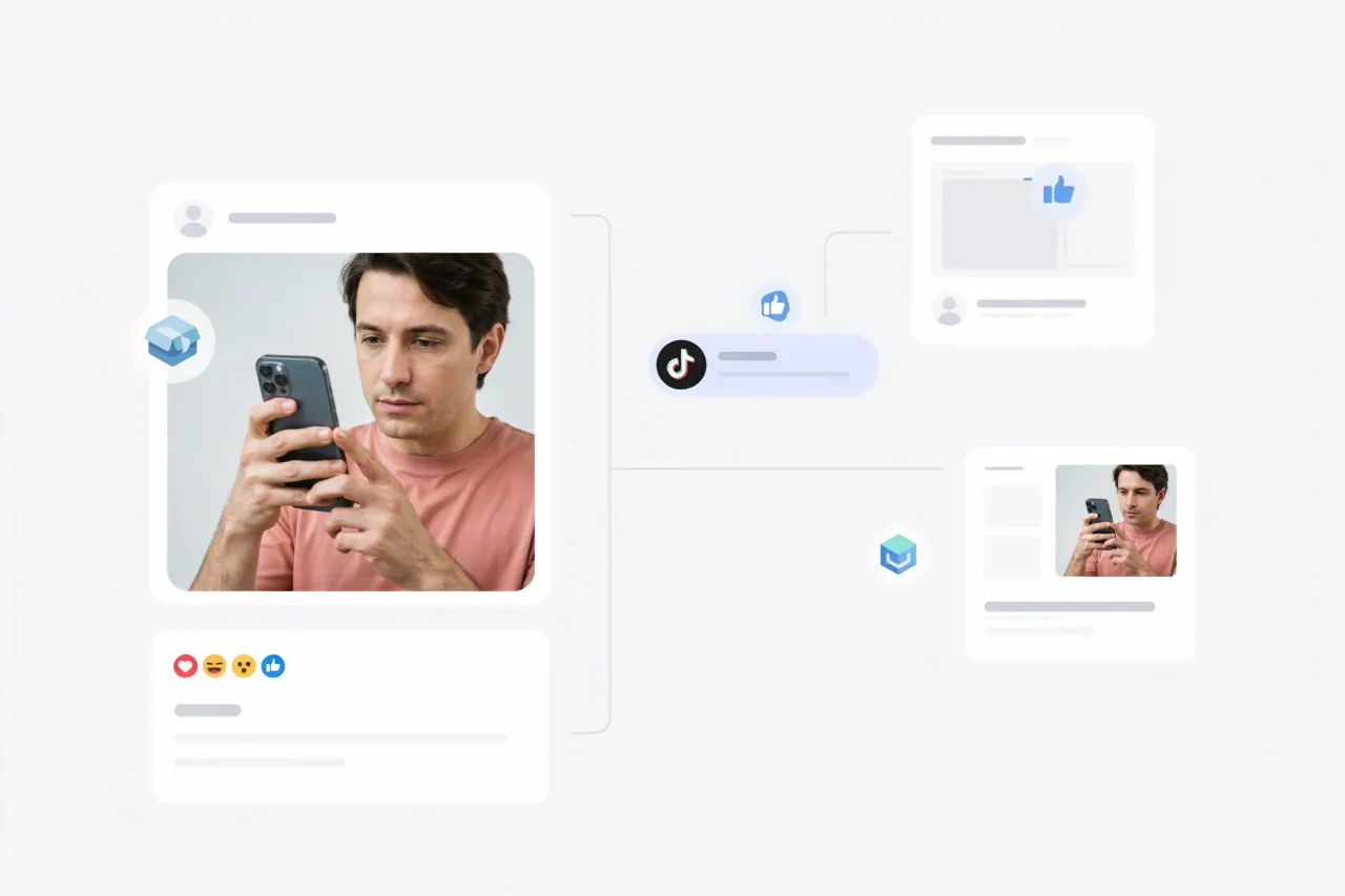 Creator applying the TikTok Bio Generator result to a practical content plan