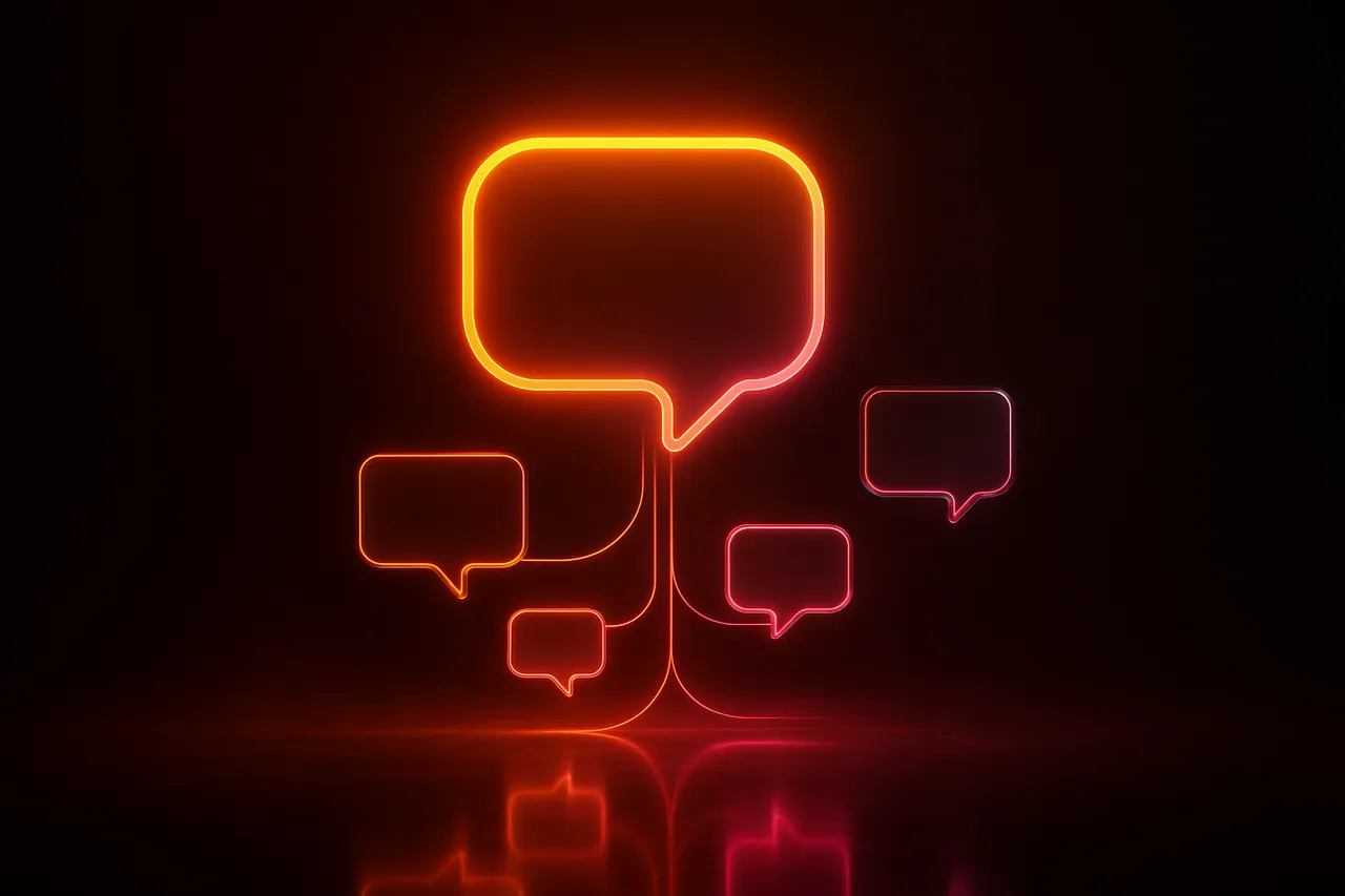 A question prompting replies